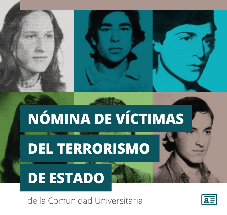 Nómina de integrantes de la comunidad Universitaria víctimas del Terrorismo de Estado