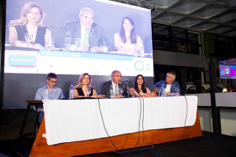 Con la presencia de autoridades y trabajadores de la UNLP, TV Universidad festejó sus 10 años