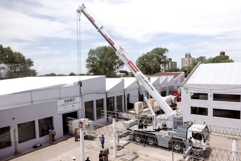 Se completó el arribo de las 115 toneladas de equipamiento para la Planta de Baterías de Litio