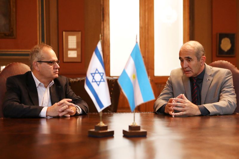 El Embajador de Israel visitó el Rectorado