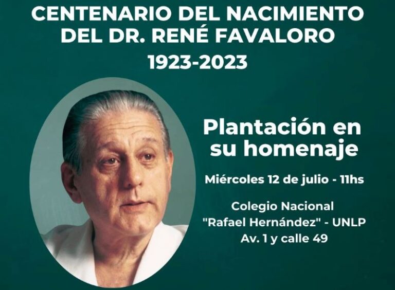 Homenaje al Doctor René Favaloro a 100 años de su nacimiento » UNLP
