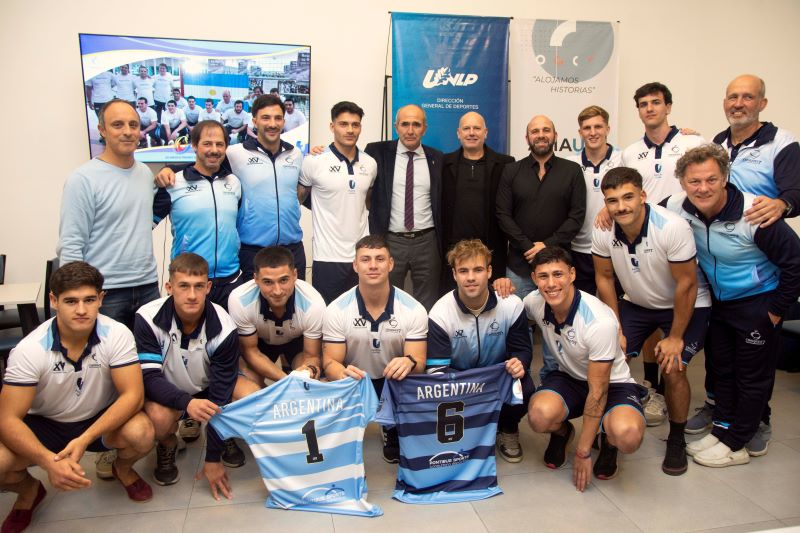 La Selección Universitaria de Rugby 7 concentra en la UNLP en la previa de su viaje al Mundial de Francia