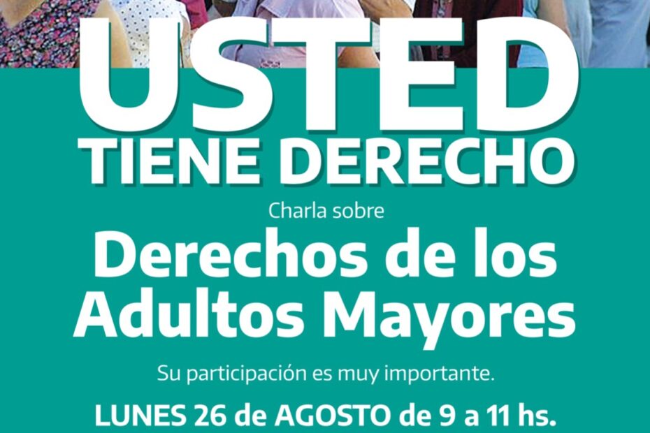 Charla “Derecho de las Personas Mayores y Longevidad Positiva”