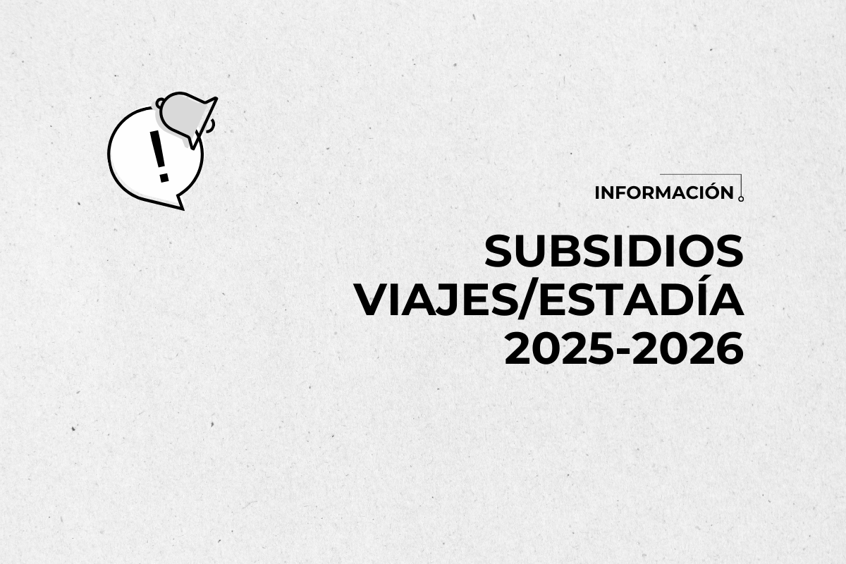 Resultados| Subsidios Viajes/Estadías 2025-2026