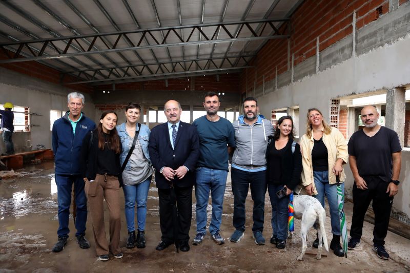 La UNLP avanza con el Plan de Obras en el Campo 6 de Agosto de Villa Argüello