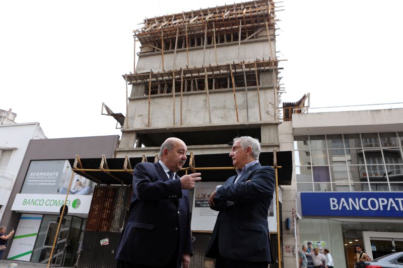 Avanza la obra del Edificio Anexo de Derecho en pleno centro de la ciudad