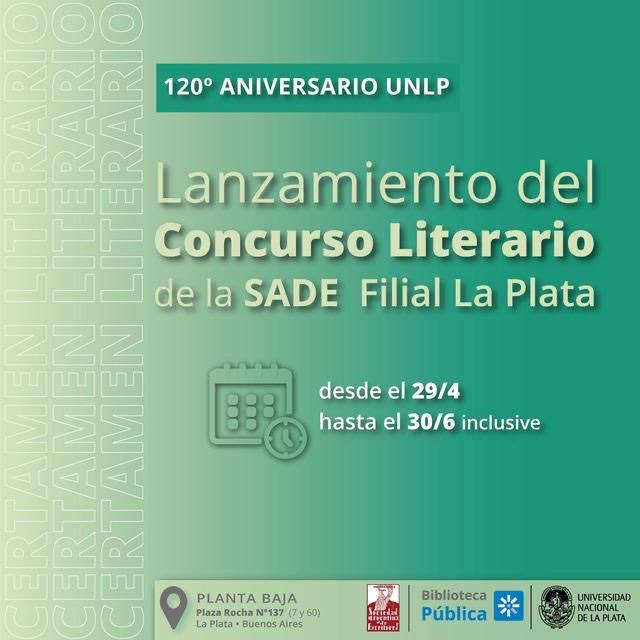 Concurso Literario en la UNLP