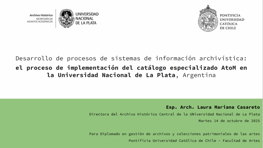 Clase Especial de la Directora del Archivo Histórico Central