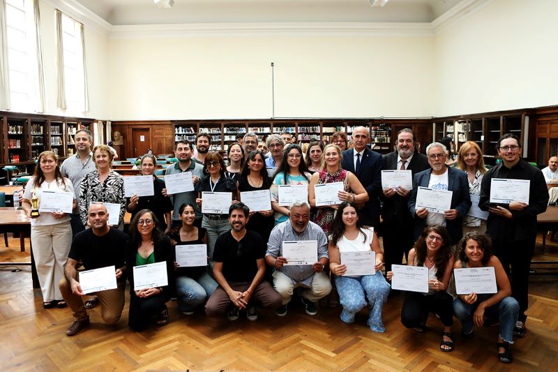 Entrega de premios y certificados por el 120° Aniversario de la UNLP