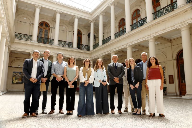 El presidente de la UNLP recibió a la rectora de la Università degli Studi di Padova