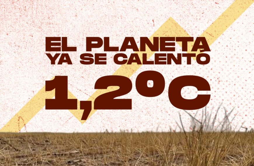El planeta ya se calentó 1,2°C y los efectos se sienten cada vez más