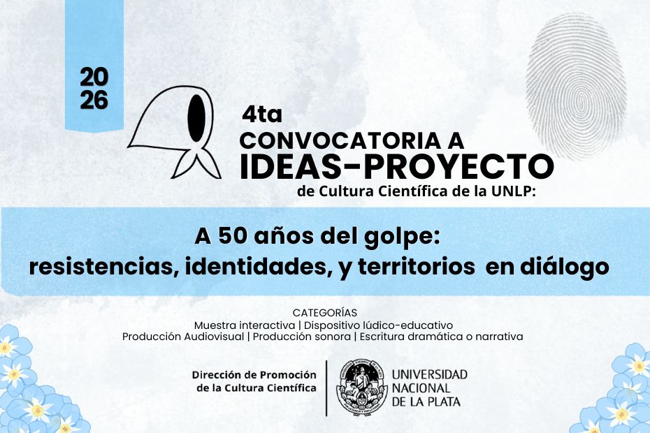 4ta CONVOCATORIA a IDEAS-PROYECTO DE CULTURA CIENTÍFICA