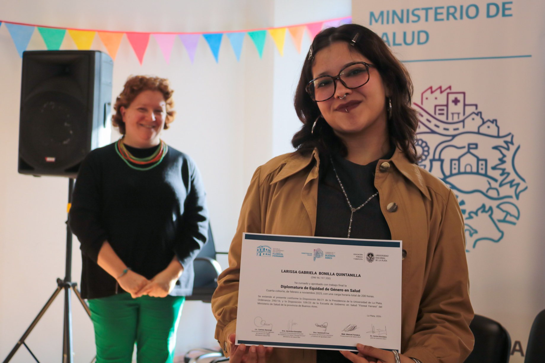 Se realizó la entrega de diplomas de la Diplomatura en Equidad de Género en Salud