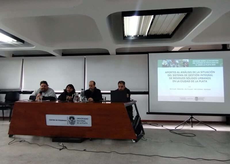 El Consejo Social presentó un informe sobre la situación del reciclado en La Plata