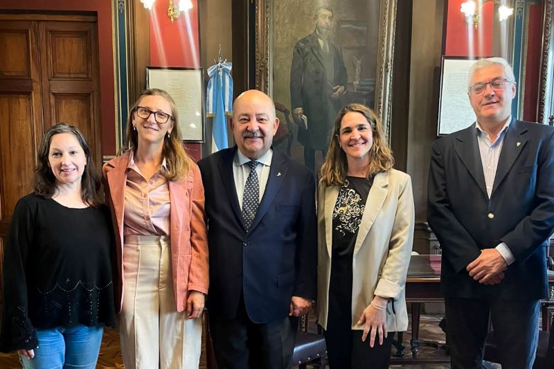 Tauber recibió a autoridades de la Universidad Nacional de Río Cuarto
