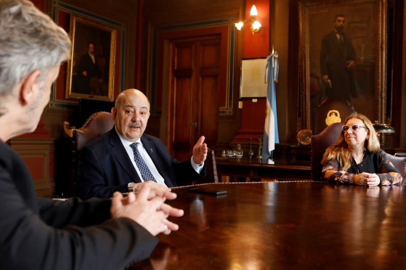 Tauber recibió a las autoridades del Colegio de Arquitectura de la Provincia de Buenos Aires
